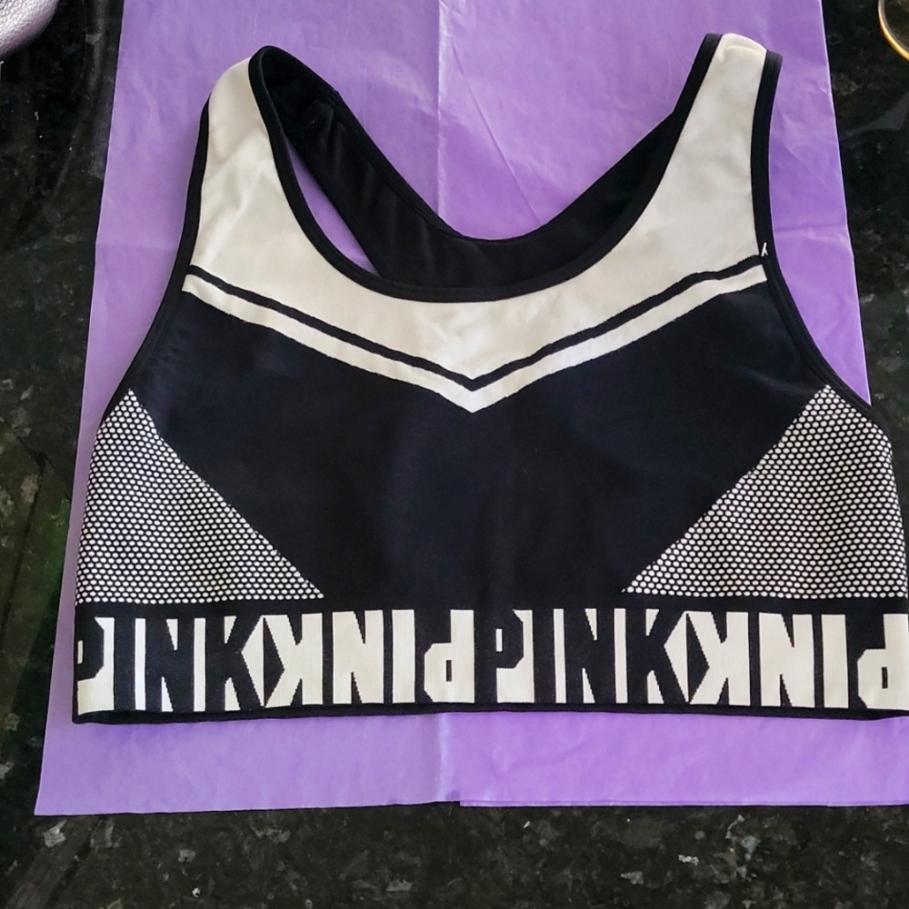 PINK VICTORIA'S SECRET Cool & Comfy Sz M Sports Bra